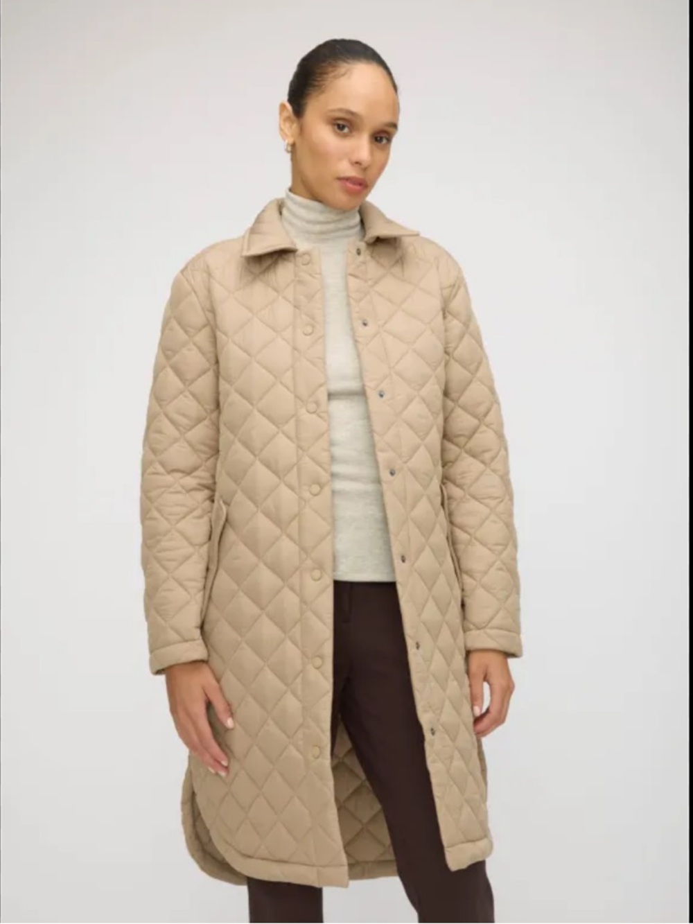 Kit and Ace Oslo Recycled Quilted coat